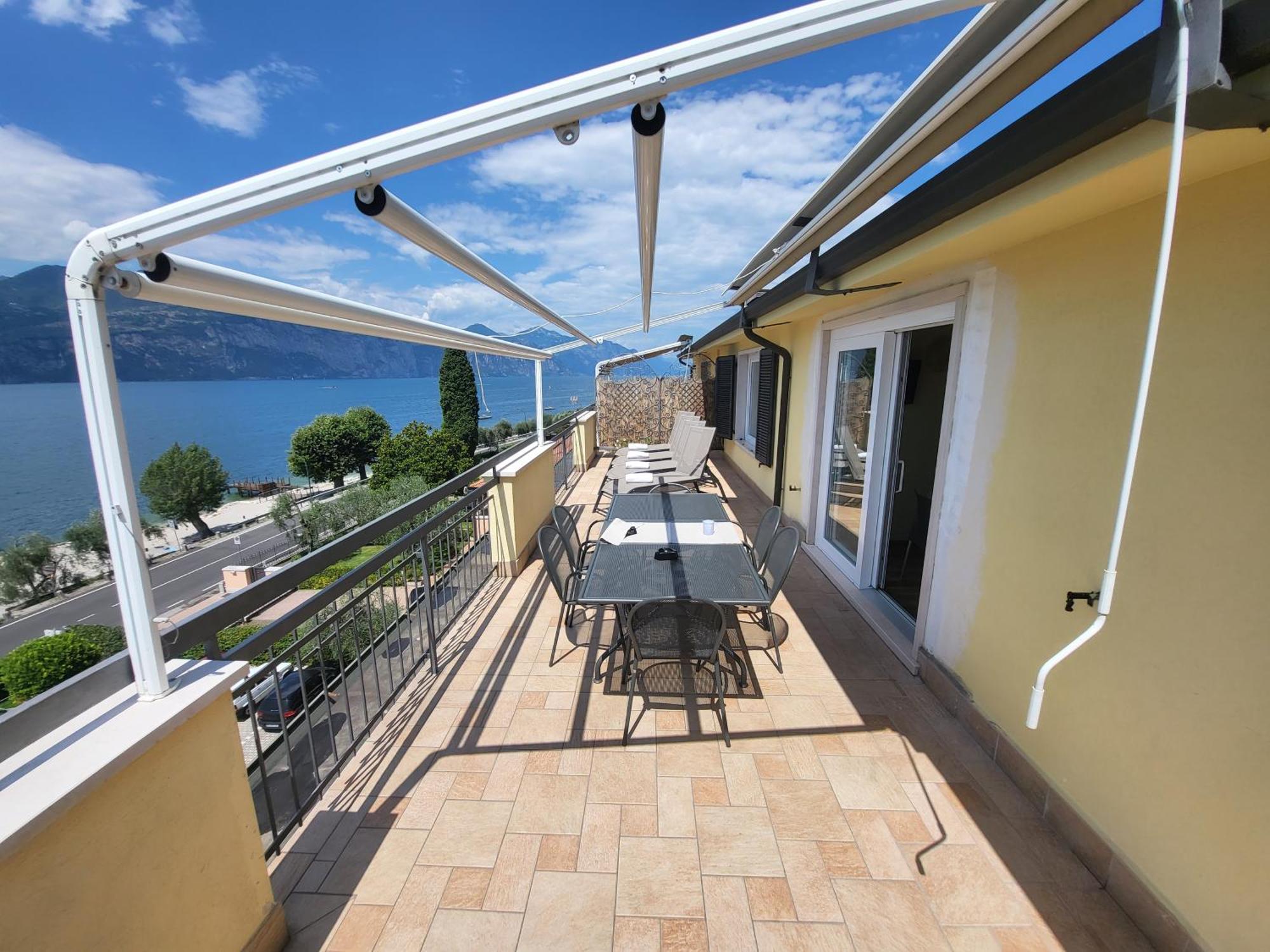 Penthouse Casa Alkea Masse Lake View Brenzone sul Garda Kültér fotó